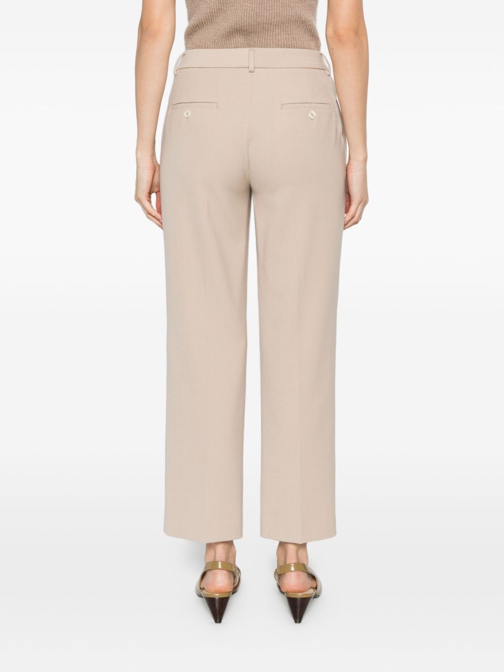 Via Masini 80 Trousers Beige