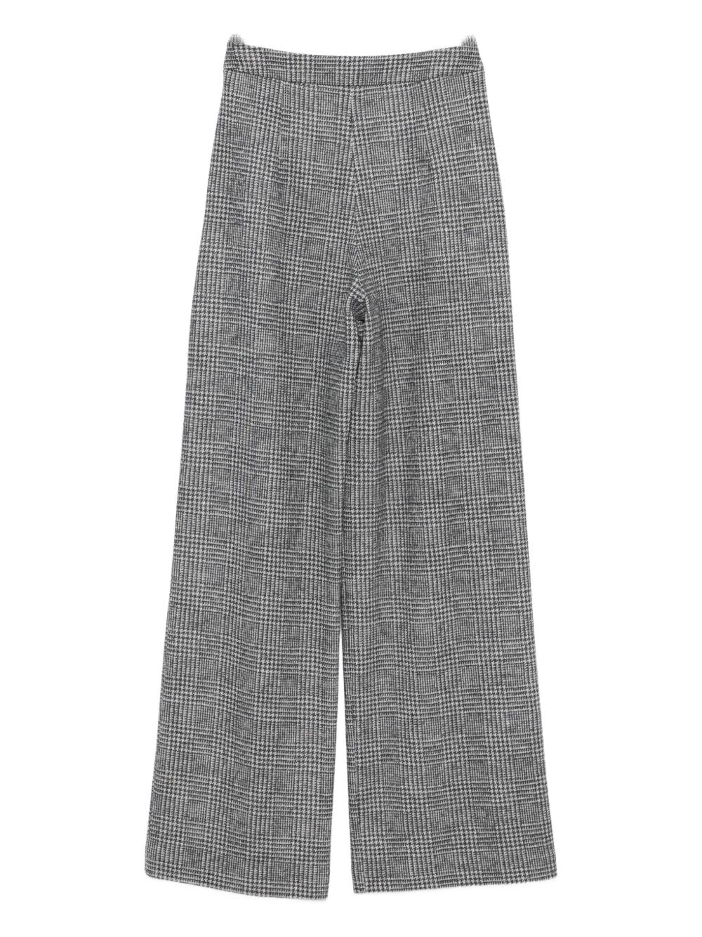 Emporio Armani Pleated check-pattern trousers
