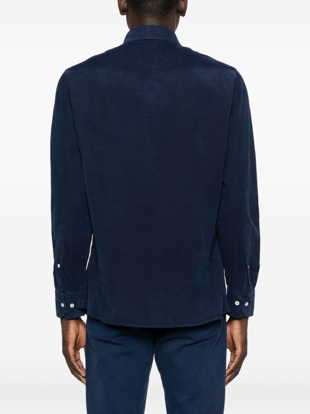 Brunello Cucinelli Double Pocket Corduroy Shirt