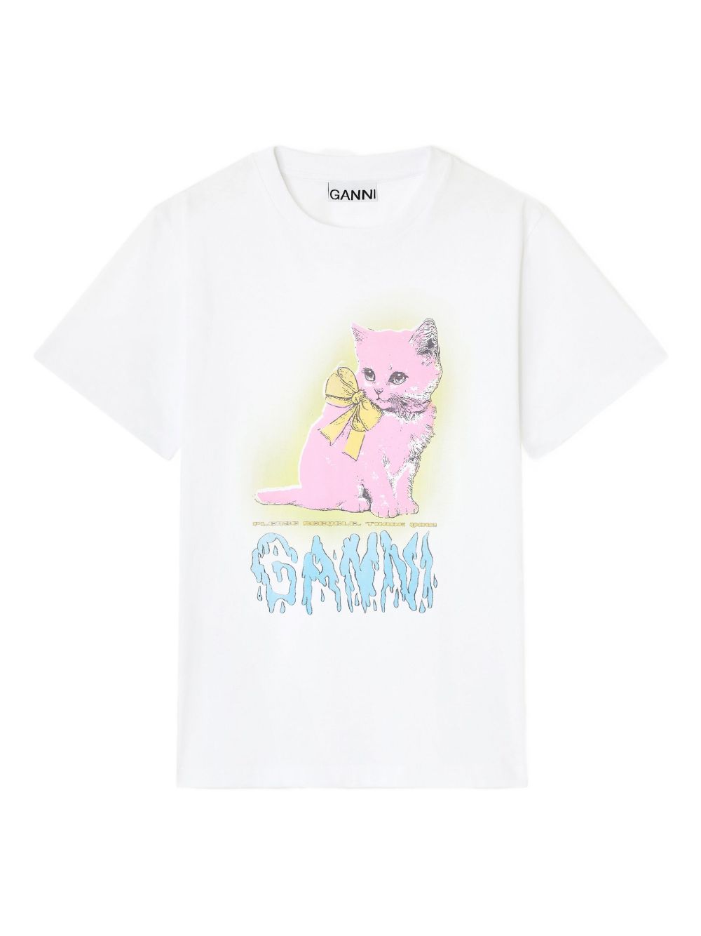 GANNI T-shirts and Polos White