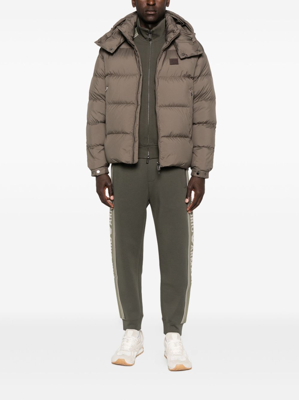 Emporio Armani Hooded padded coat