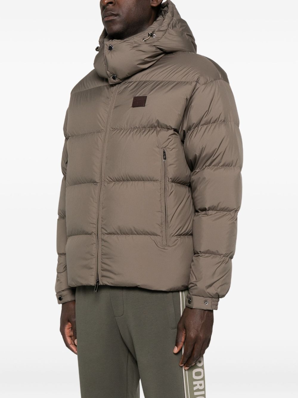 Emporio Armani Hooded padded coat