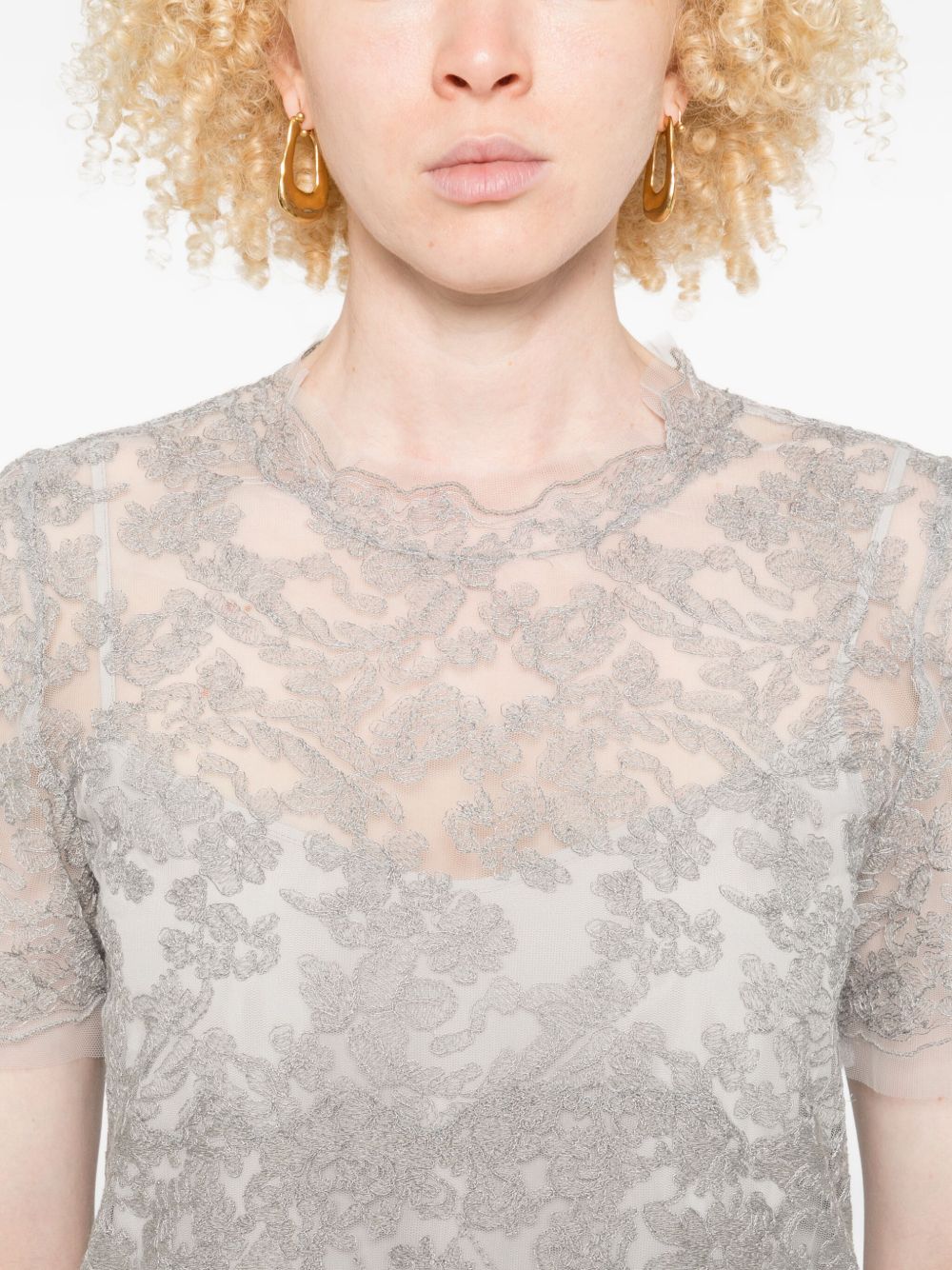 Ermanno Scervino Short-sleeved top