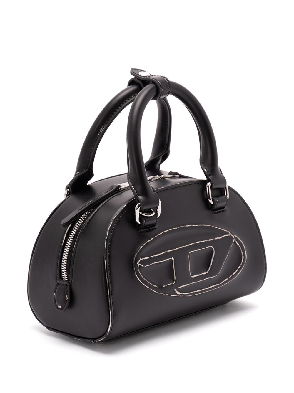 Diesel 1DR Dome-Leather mini bowling bag