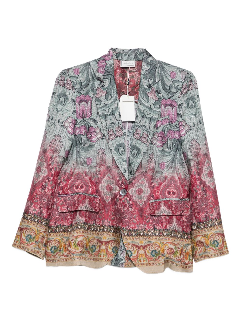 Pierre Louis Mascia Silk single-breasted jacket