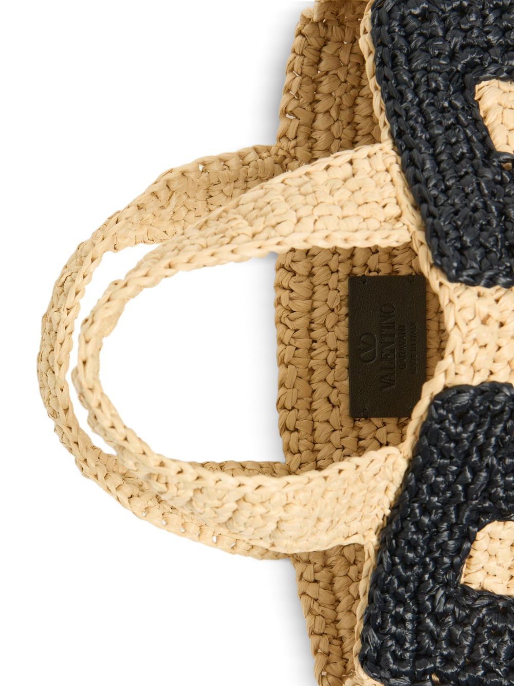 Valentino Garavani Viva Superstar Small Raffia Shopping Bag