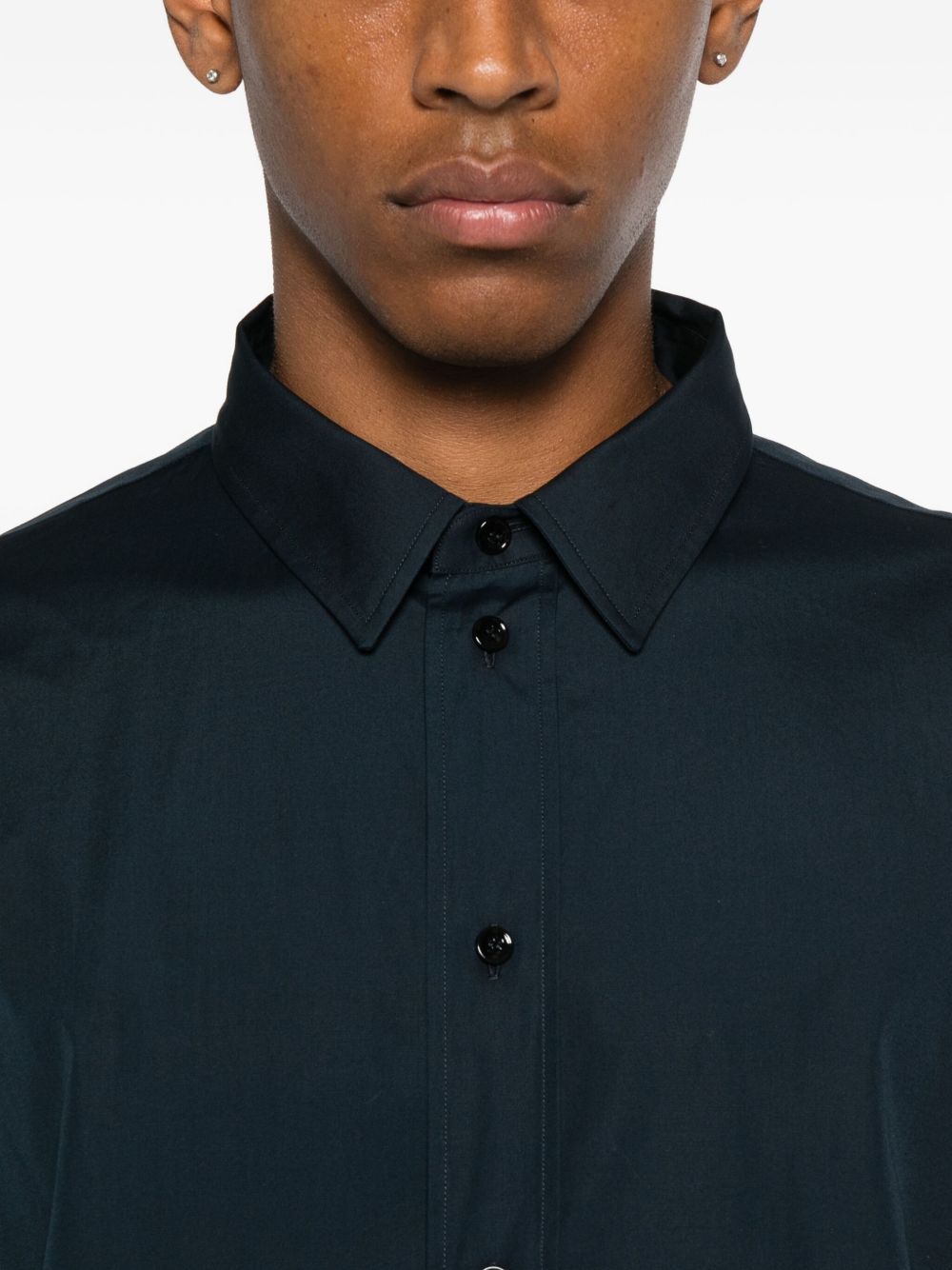 Saint Laurent Cassandre long-sleeve button-up shirt
