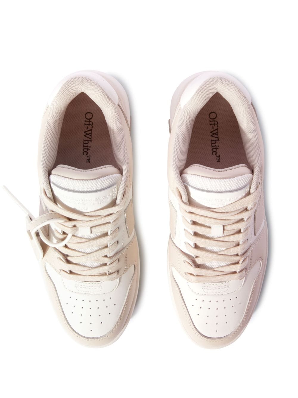 Off White Out Of Office leather sneakers