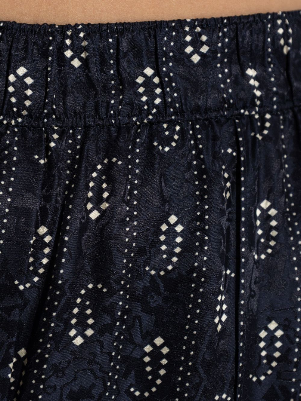 Tory Burch Jacquard silk trousers