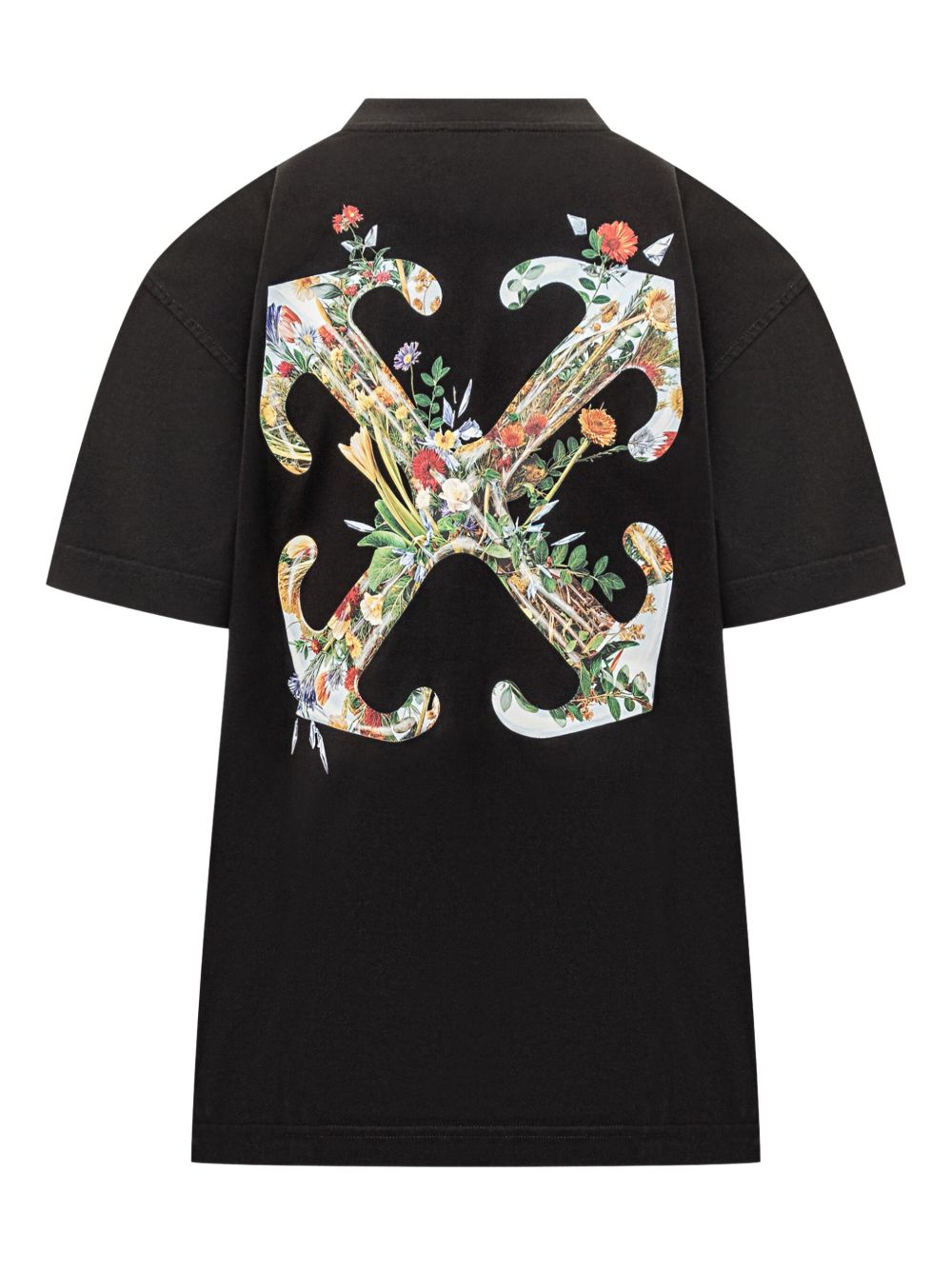 Off White Arrow Glass Flower cotton t-shirt