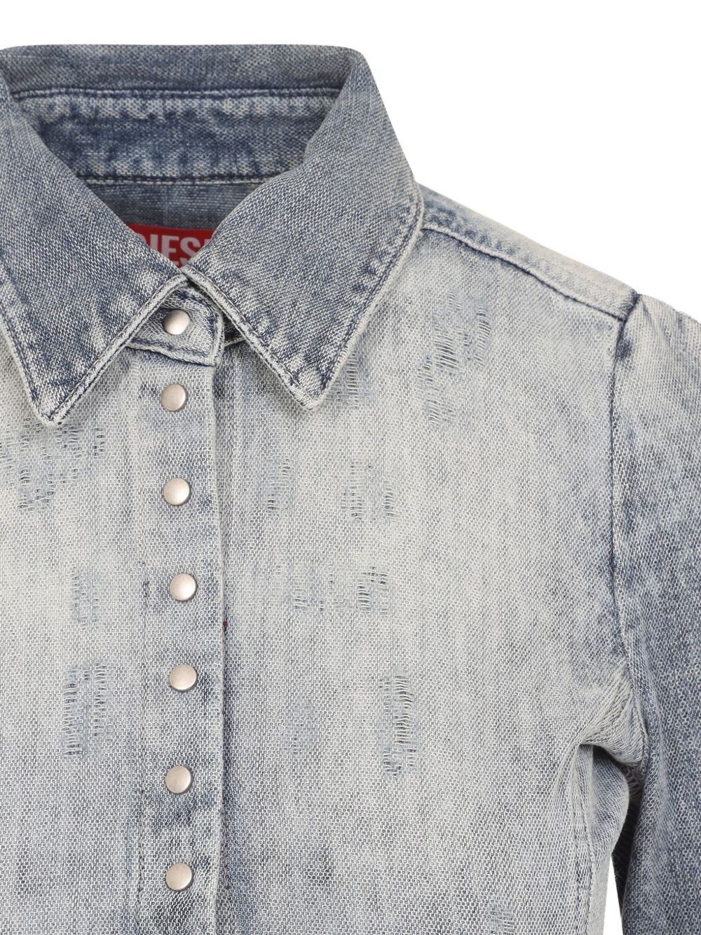 Diesel Shirts Clear Blue