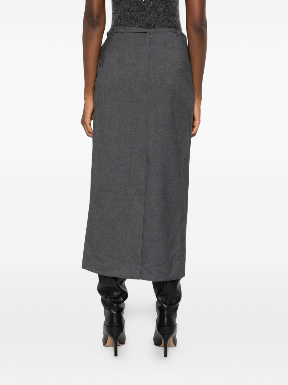 Dunst Midi wrap skirt