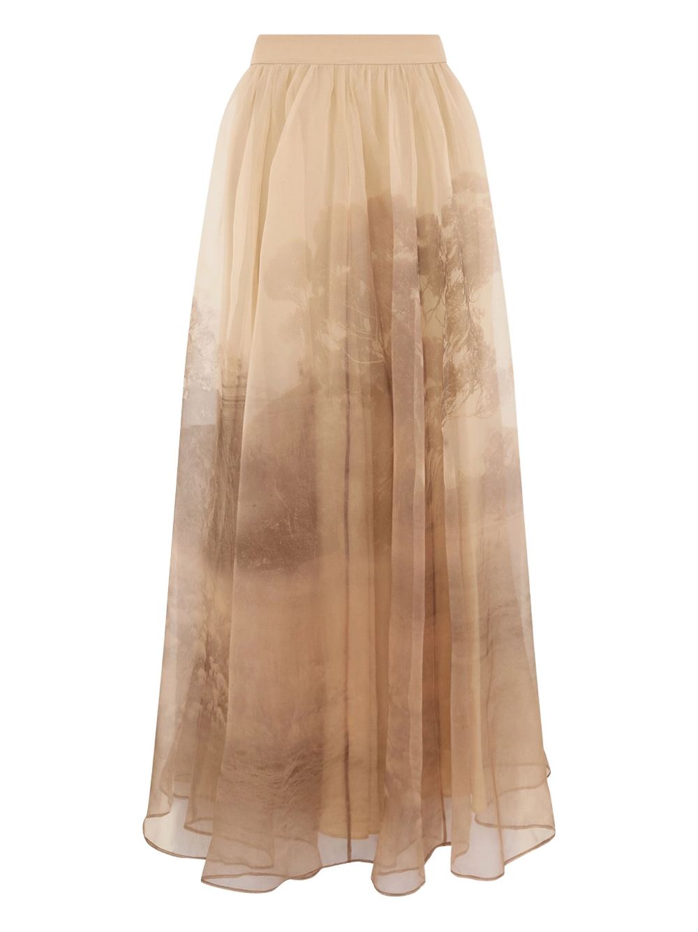 Zimmermann Memento organza maxi skirt