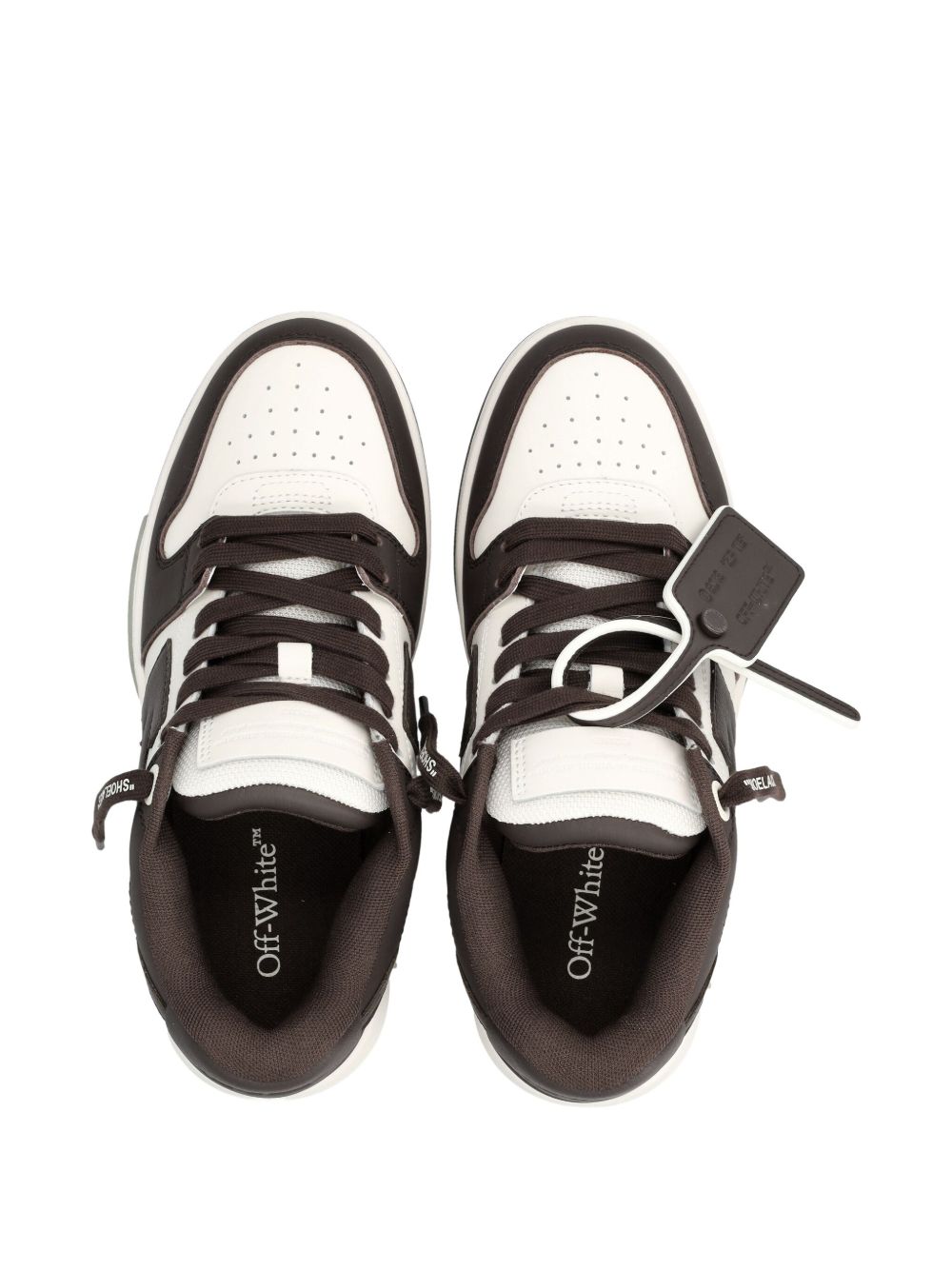 Off White Sneakers Brown