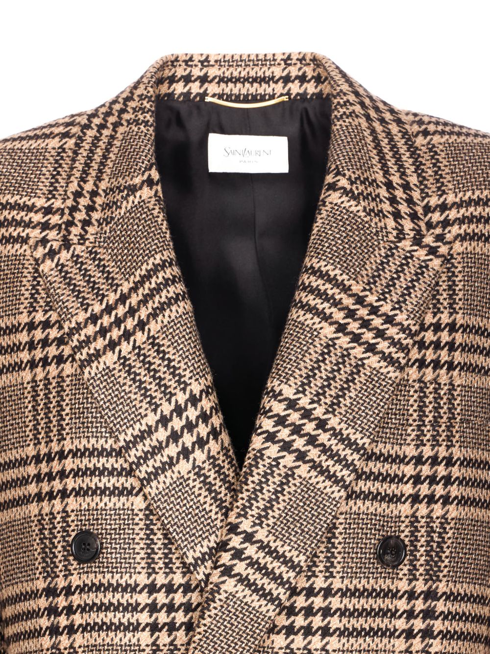 Saint Laurent Double-breasted check blazer