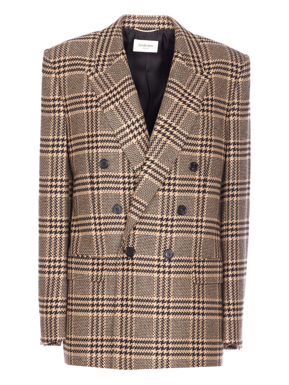 Saint Laurent Double-breasted check blazer