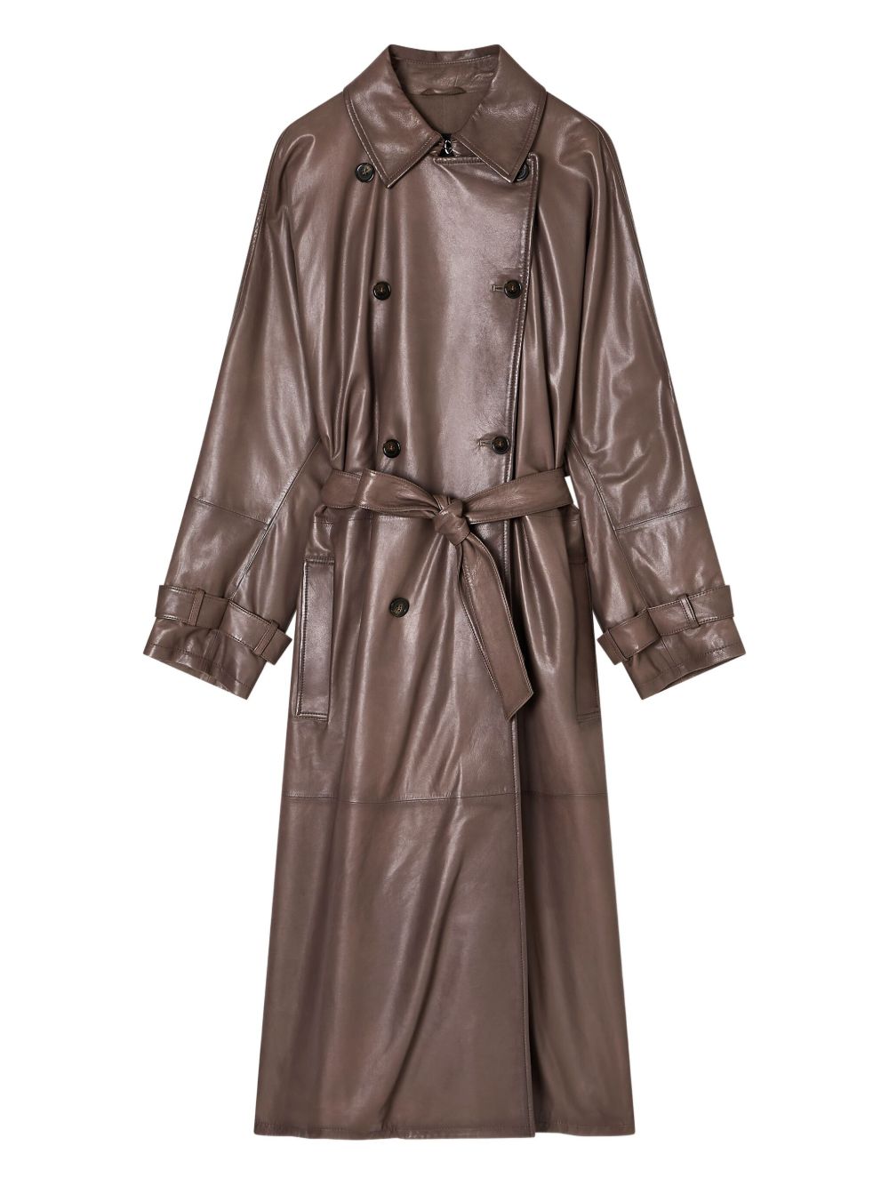 Emporio Armani Double-breasted belted trench coat