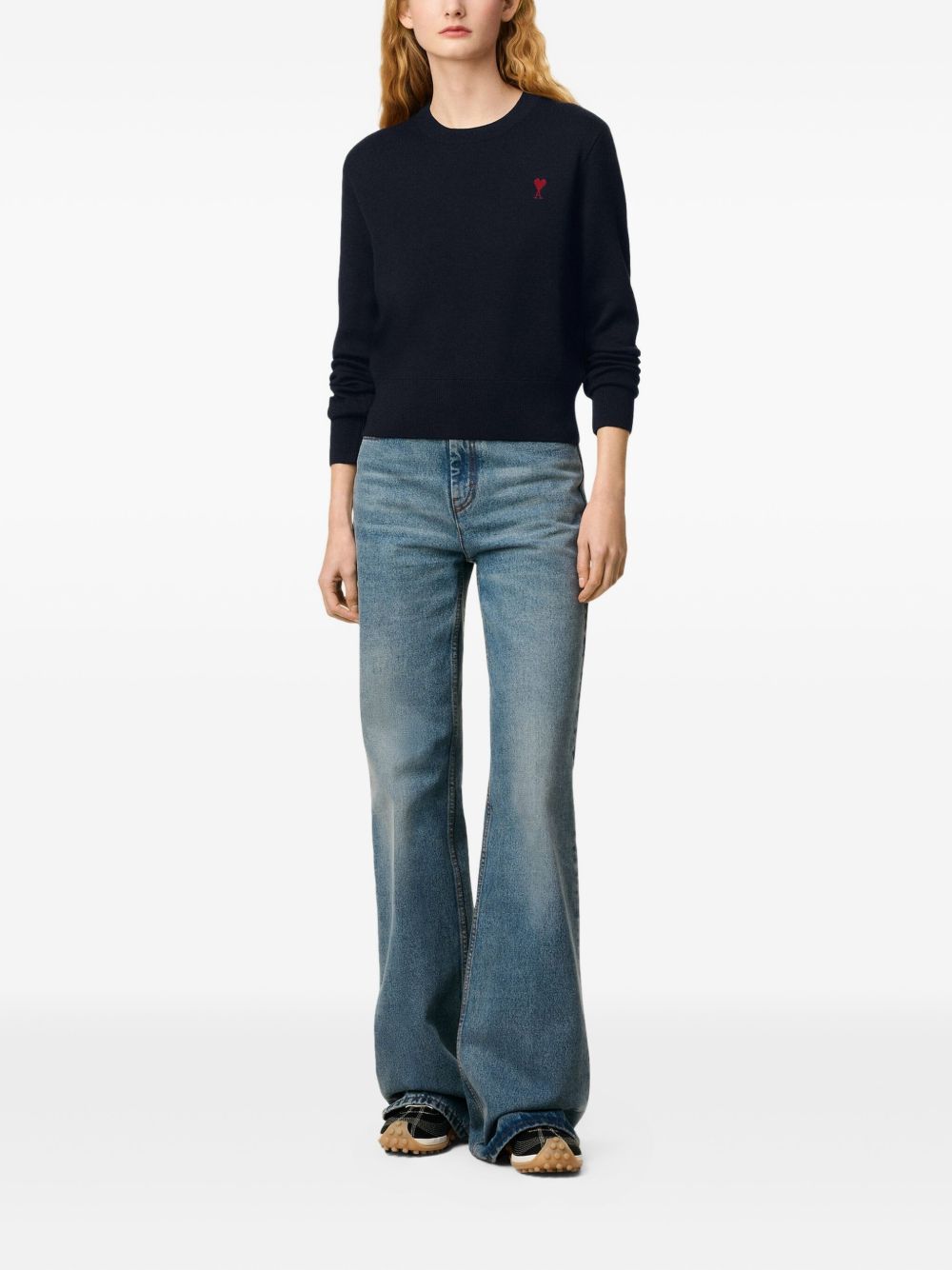 Ami Paris Sweaters Blue