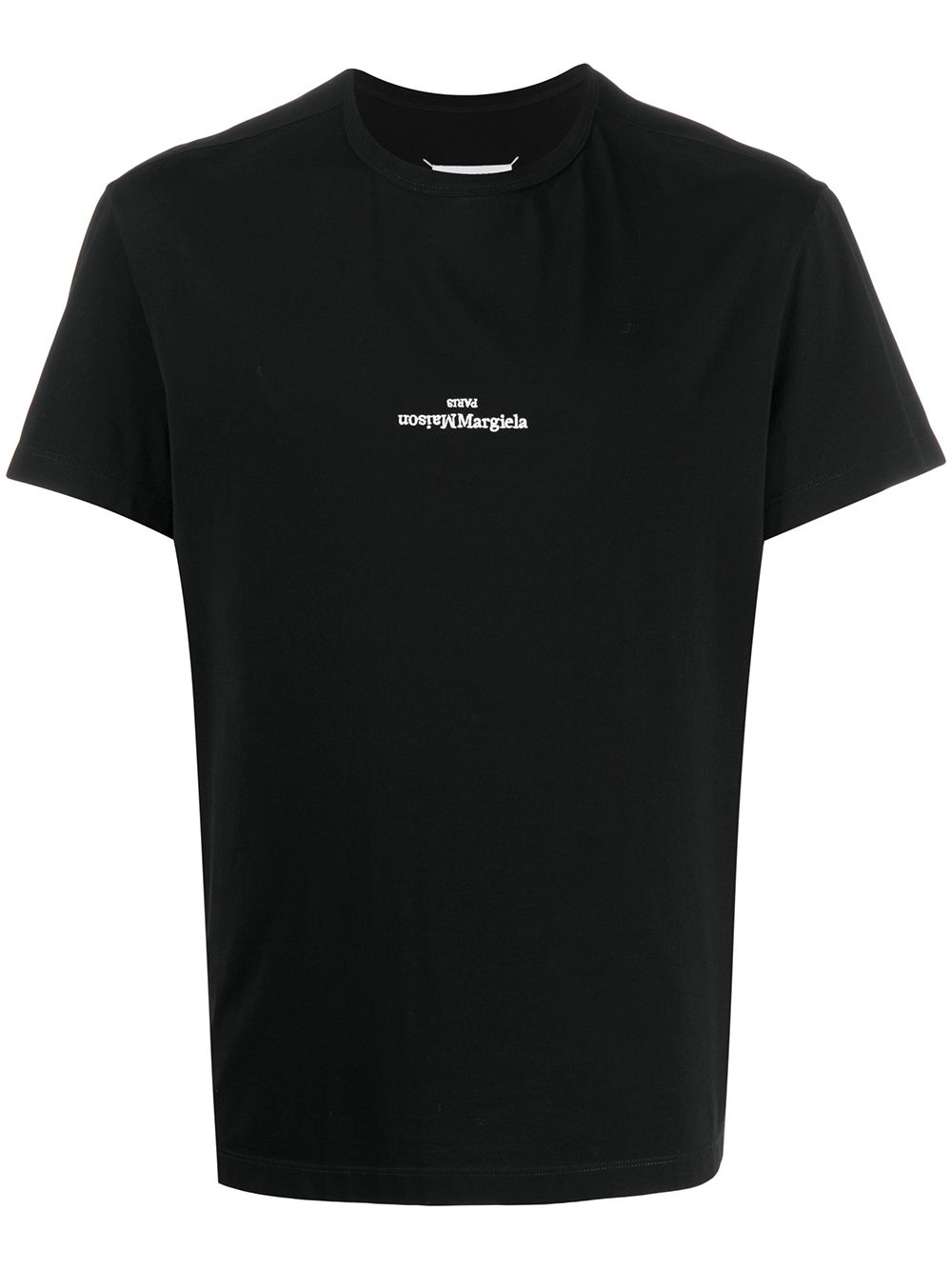 Maison Margiela Distorted-logo cotton T-shirt