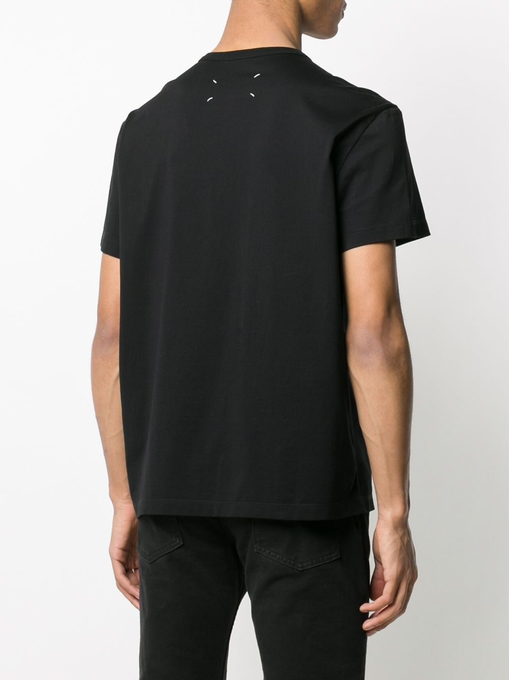 Maison Margiela Distorted-logo cotton T-shirt