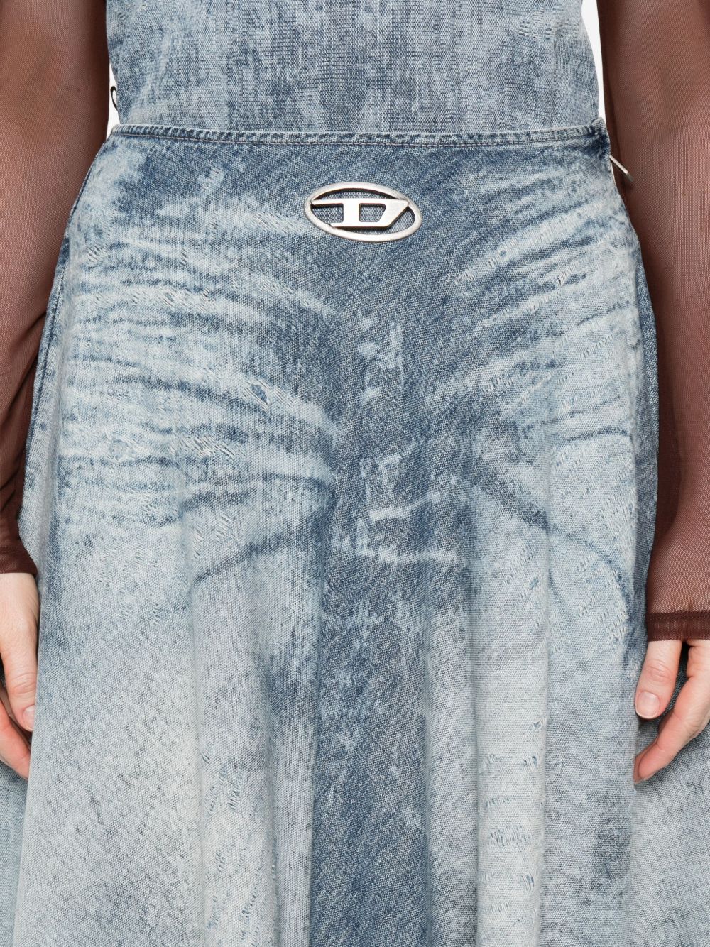 Diesel Skirts Clear Blue