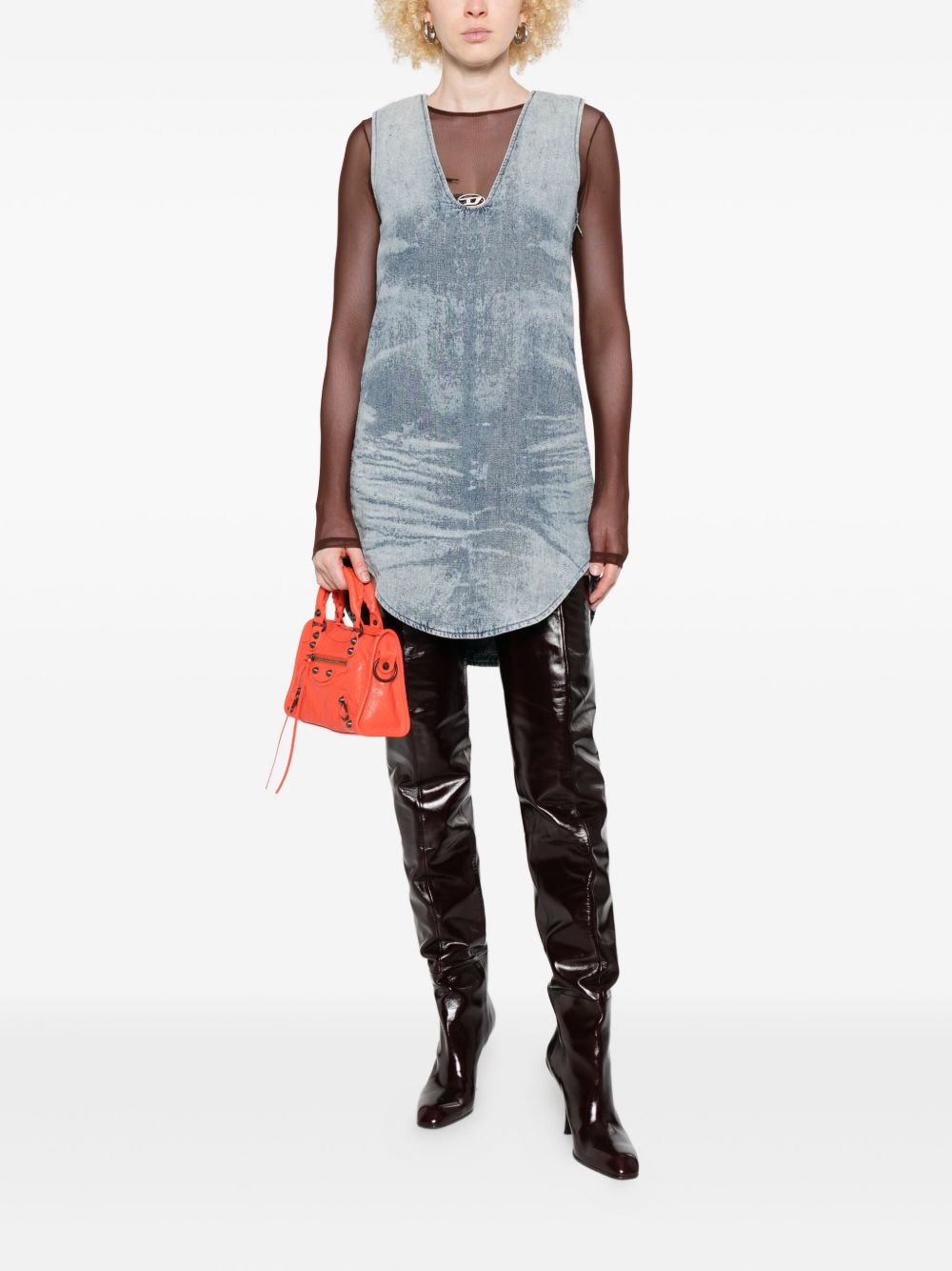 Diesel Dresses Clear Blue