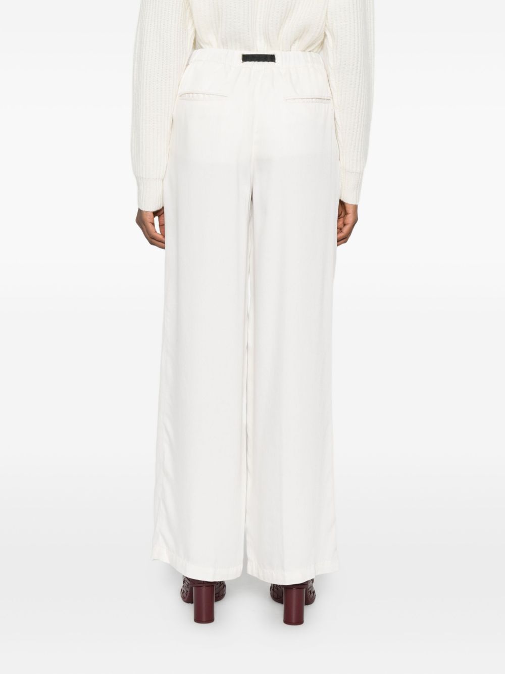WHITE SAND Trousers Cream