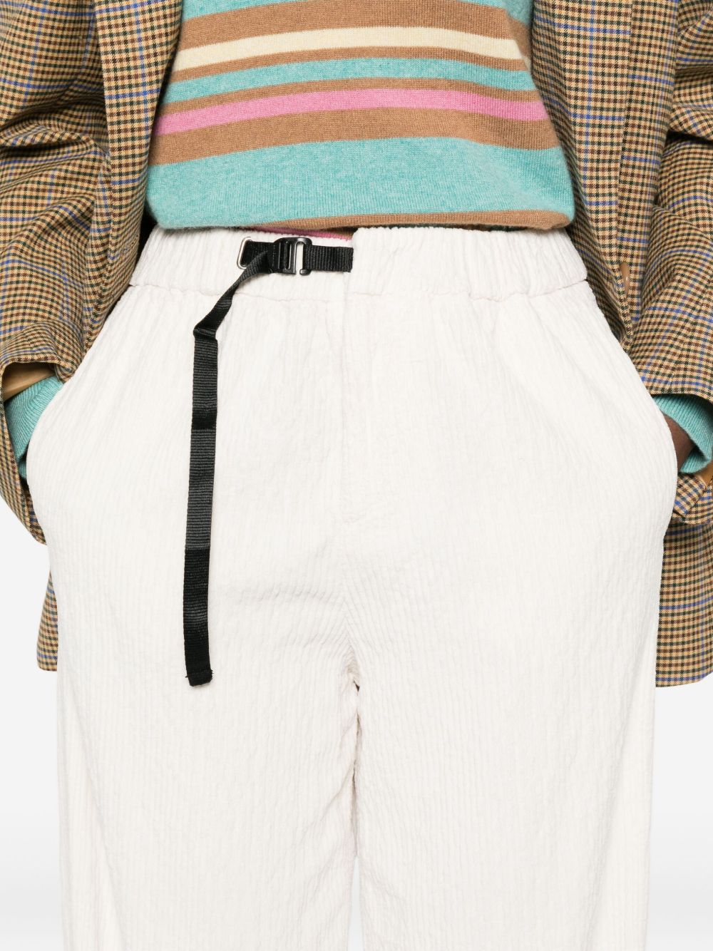WHITE SAND Trousers White