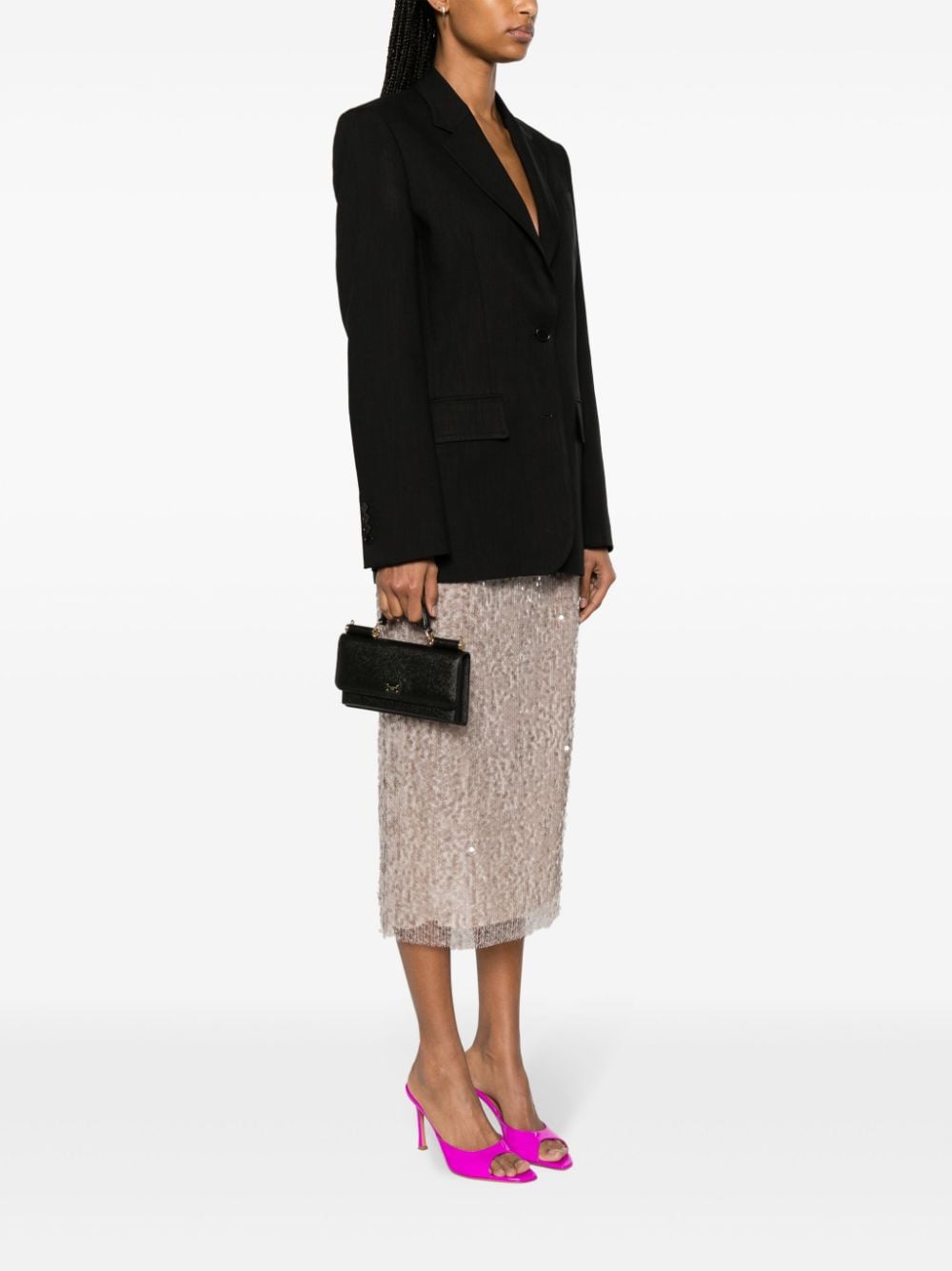 Dolce & Gabbana Mini bag in dauphine print calfskin