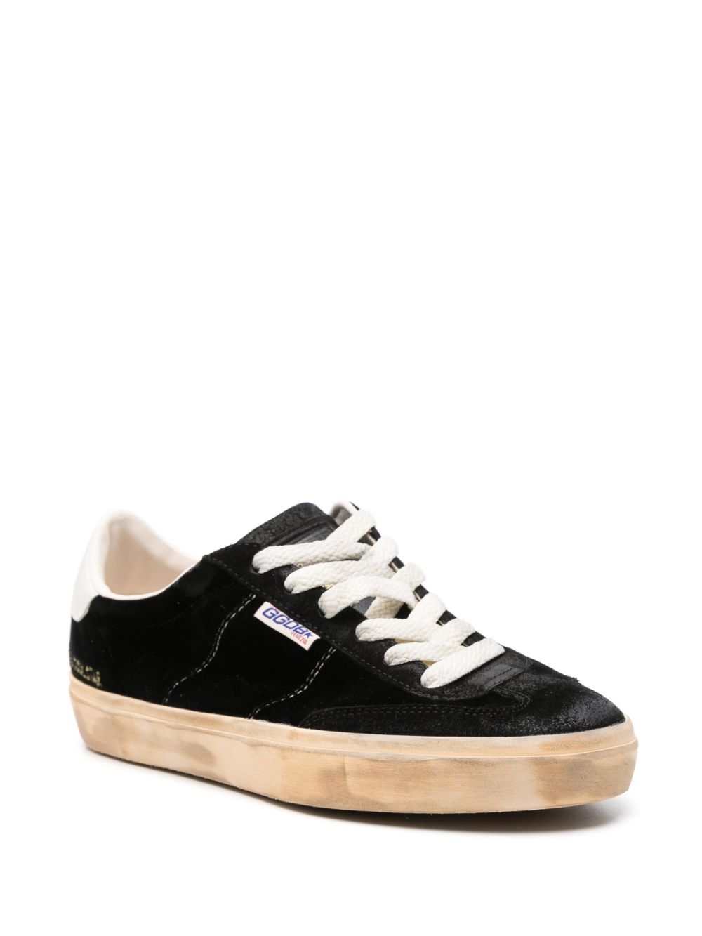 Golden Goose Soul Star in black velvet Sneaker