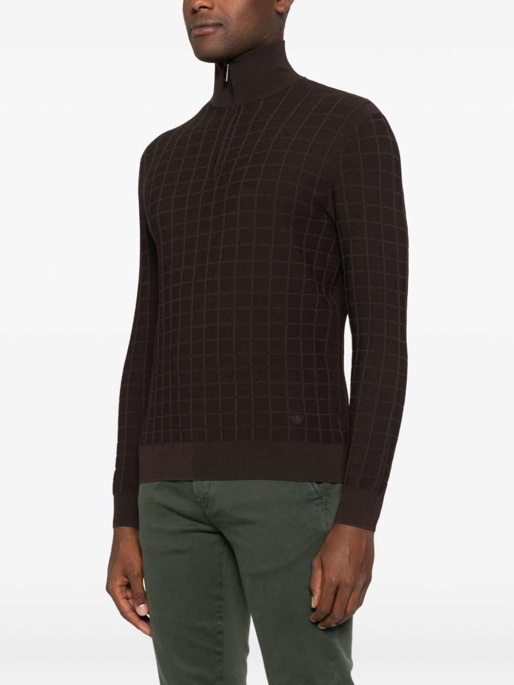 Emporio Armani Sweaters Brown
