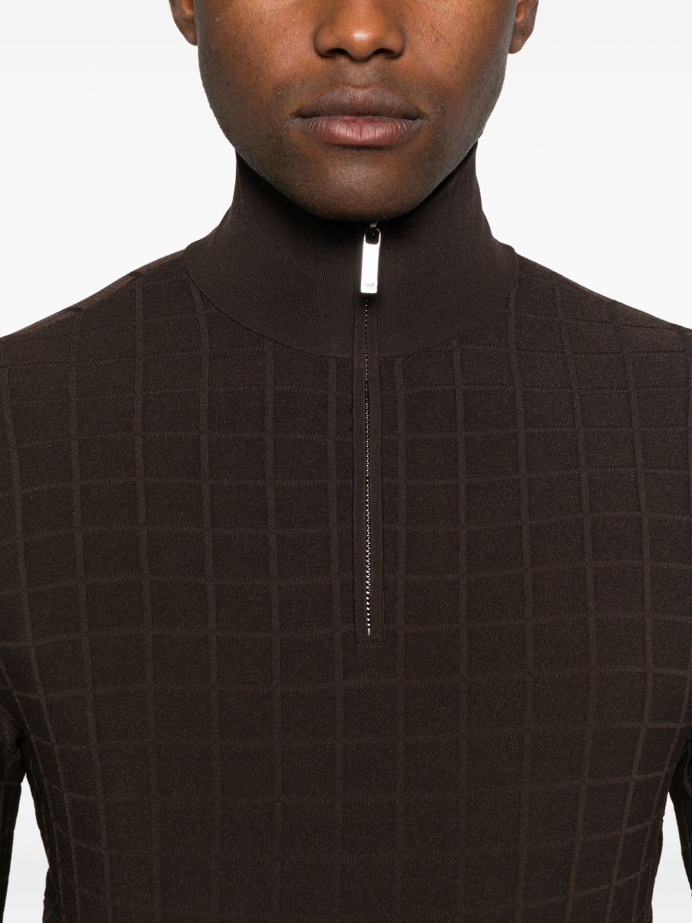 Emporio Armani Sweaters Brown