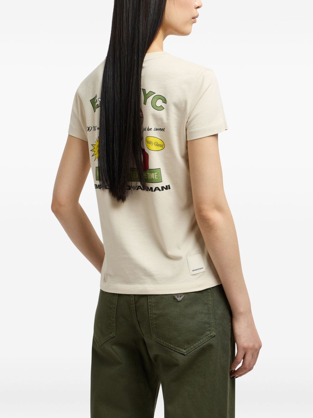 Emporio Armani T-shirts and Polos Beige