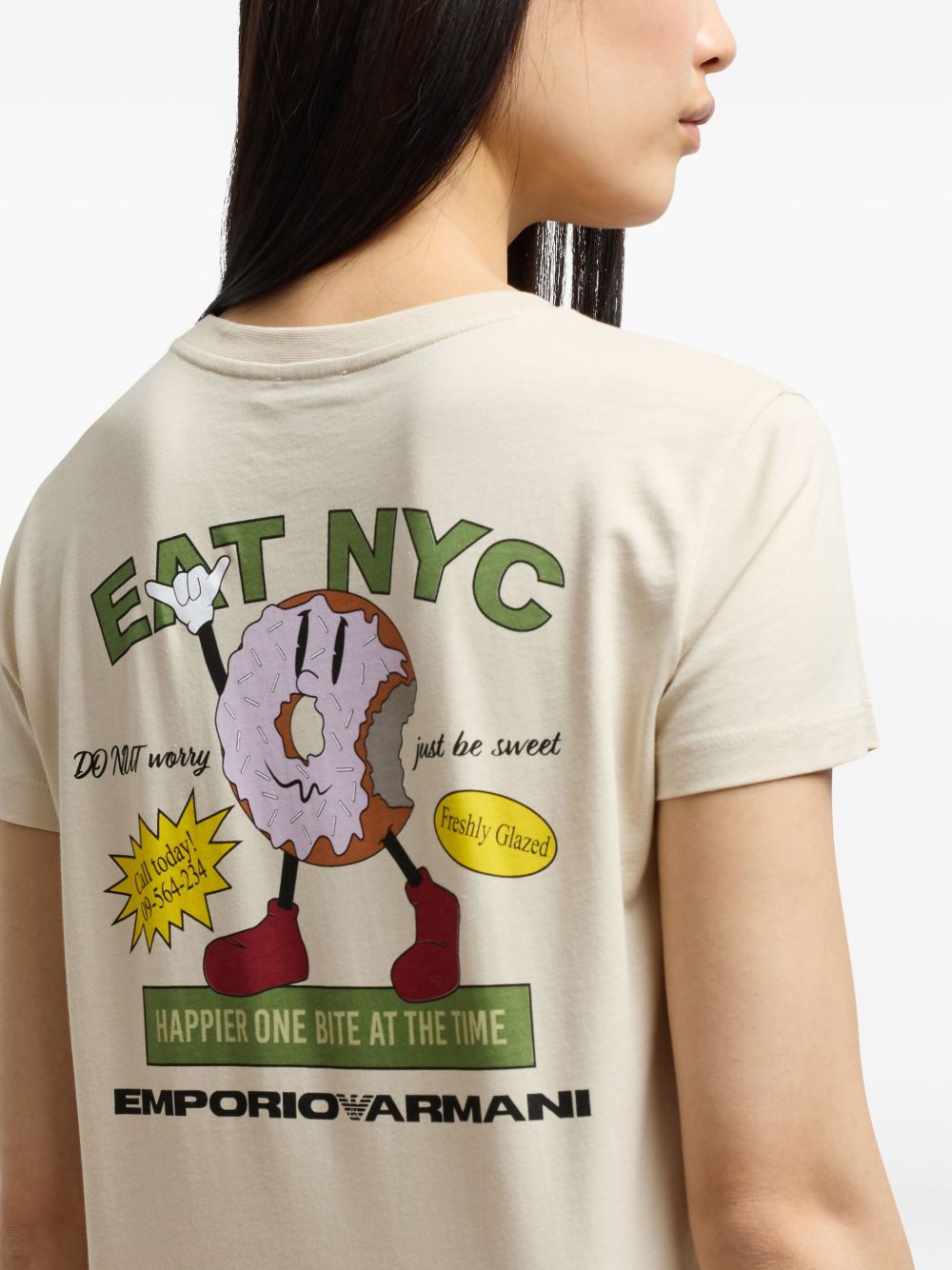 Emporio Armani T-shirts and Polos Beige