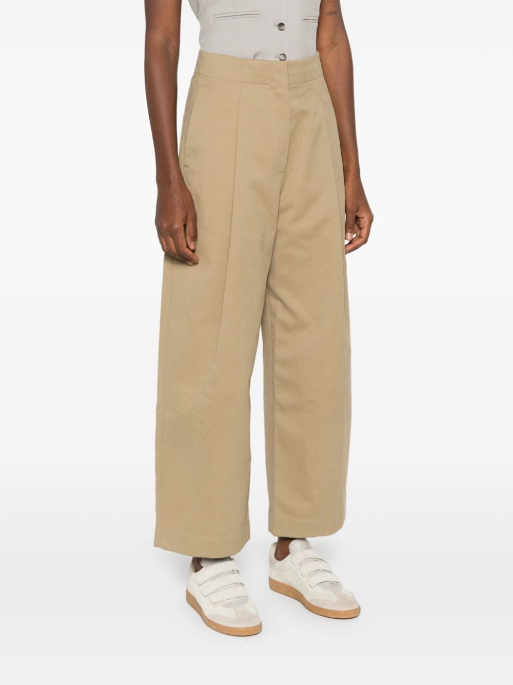 Studio Nicholson Cotton wide-leg trousers