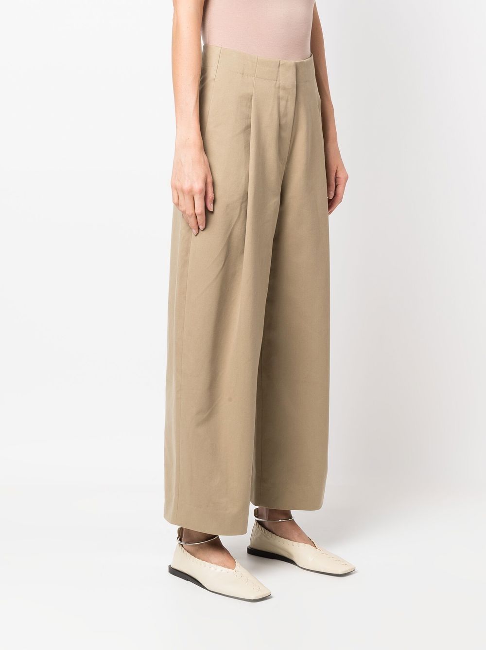 Studio Nicholson Cotton wide-leg trousers