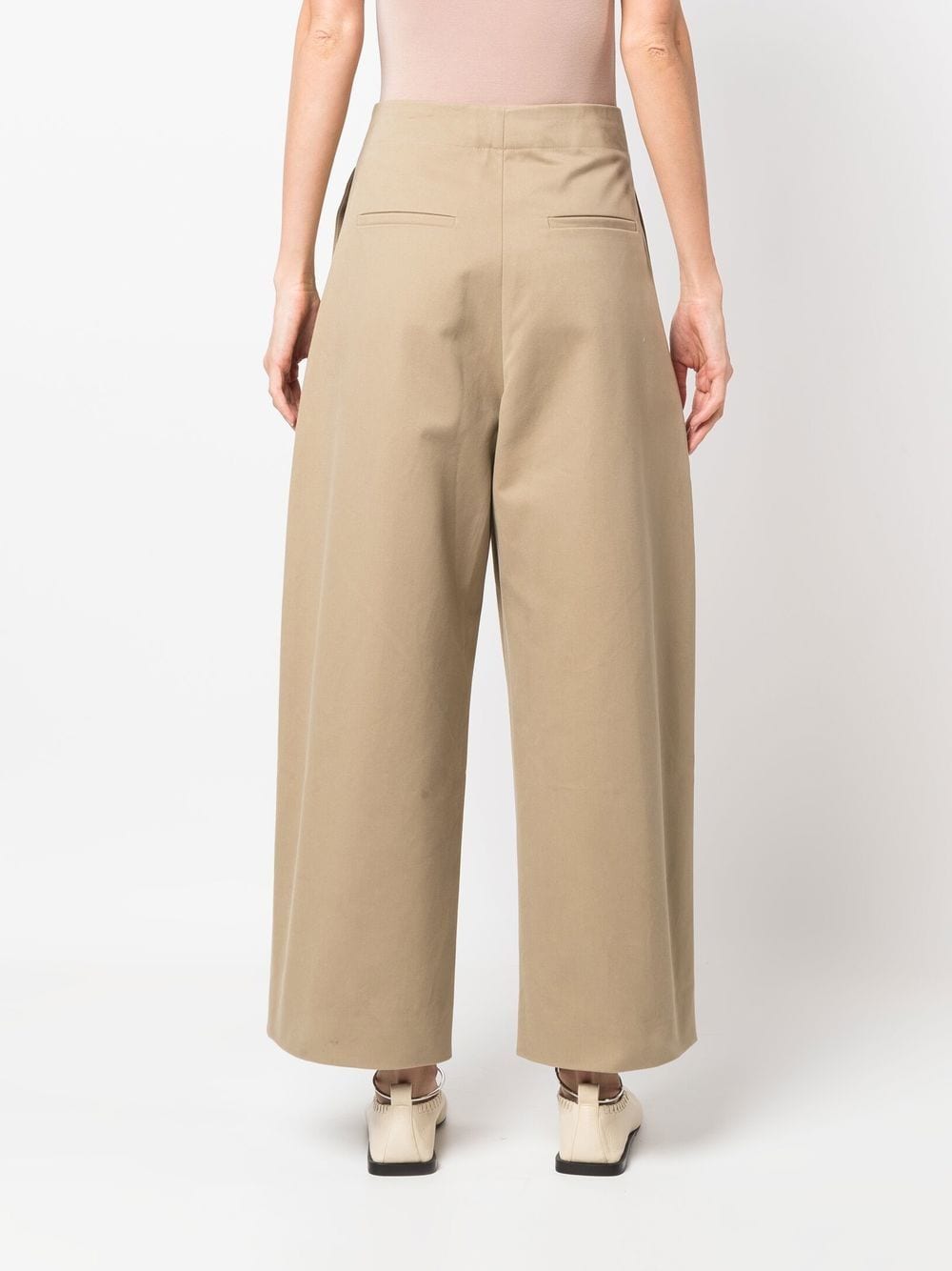 Studio Nicholson Cotton wide-leg trousers