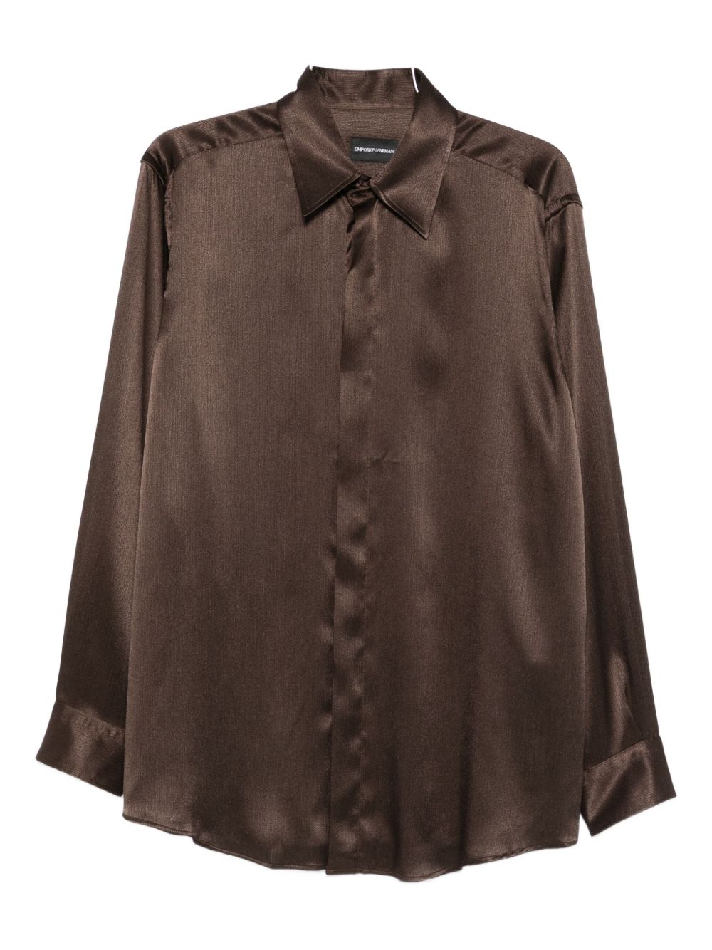 Emporio Armani Shirts Brown