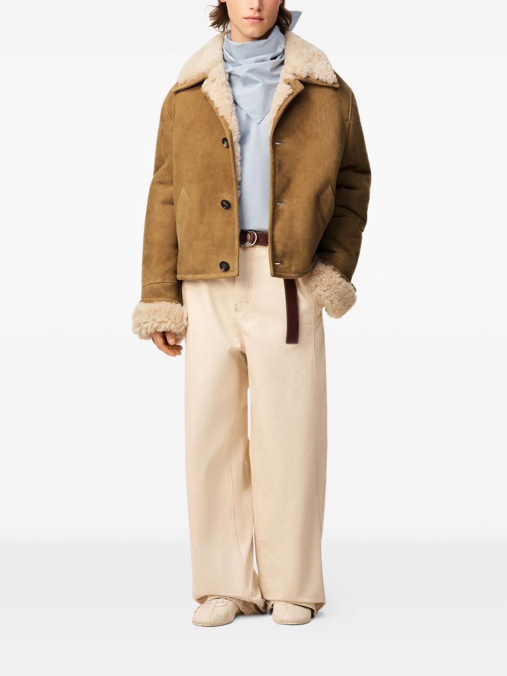 Ami Paris Jackets Camel