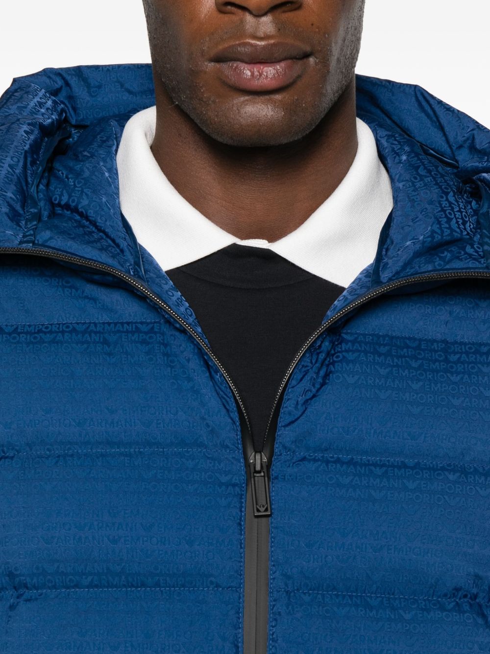 Emporio Armani Coats Blue