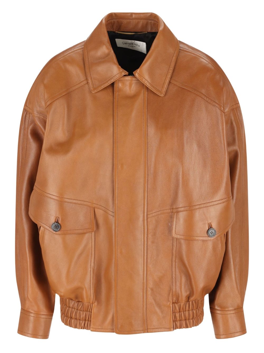 Saint Laurent  Jackets Leather Brown
