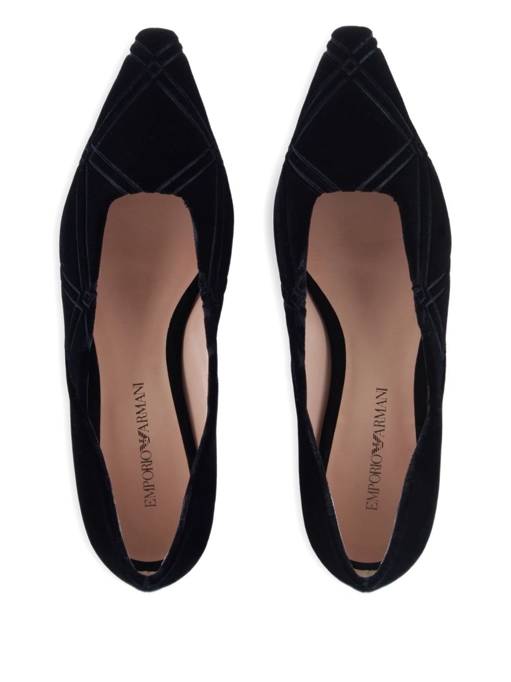 Emporio Armani Flat shoes Black