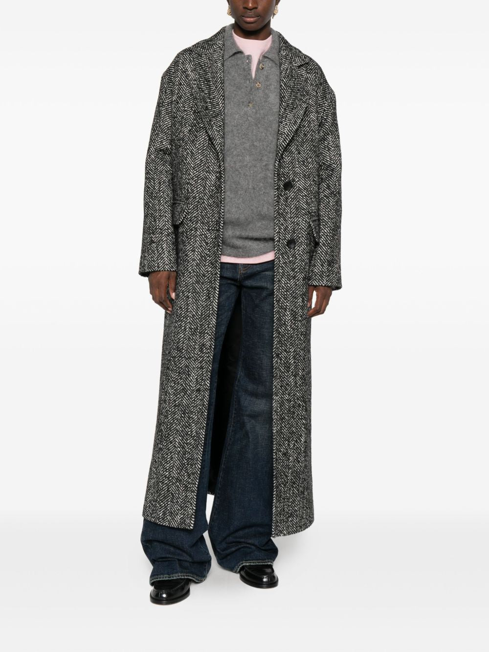 Tagliatore Wool blend single-breasted coat