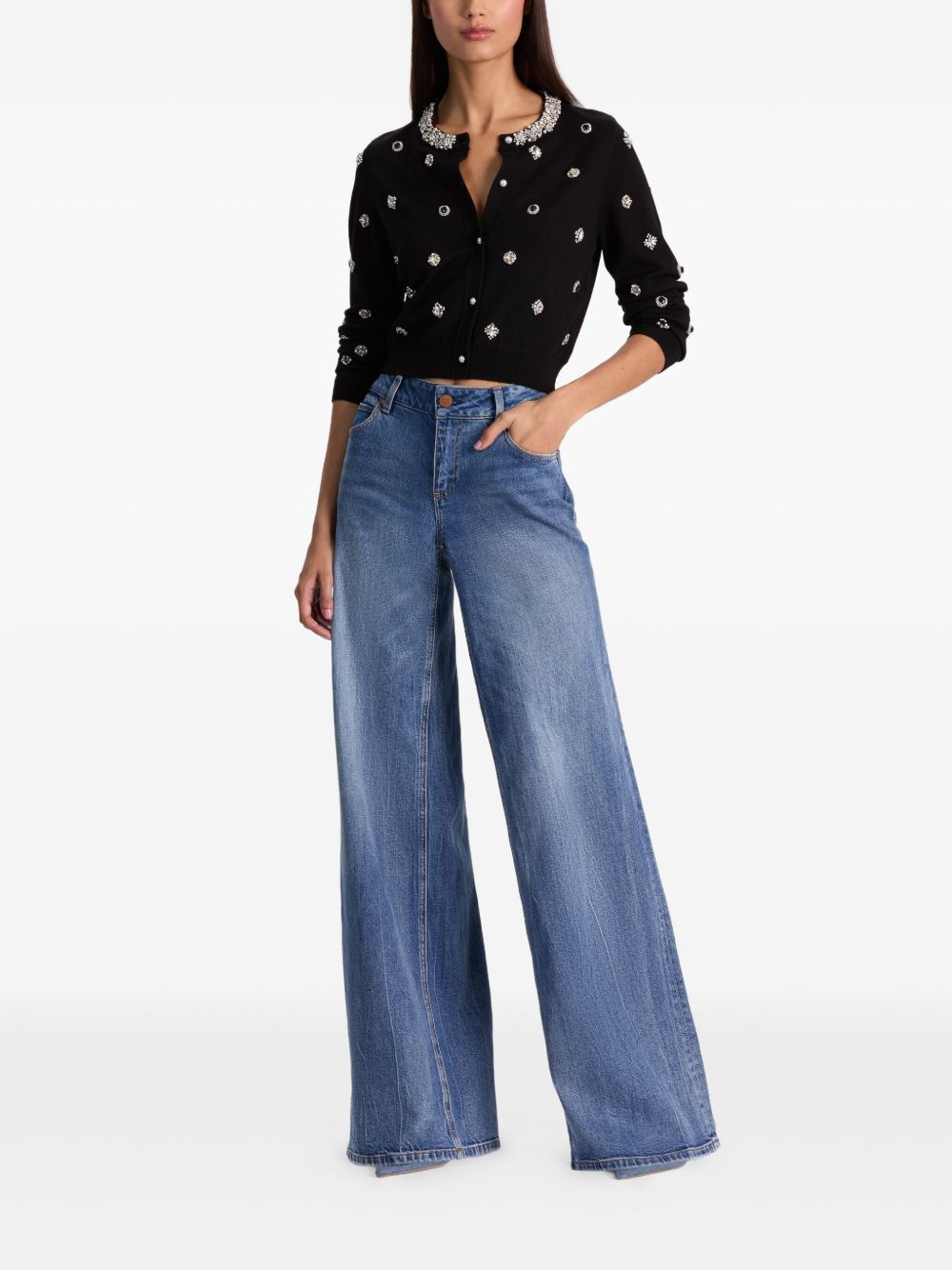 Alice + Olivia Sweaters Black