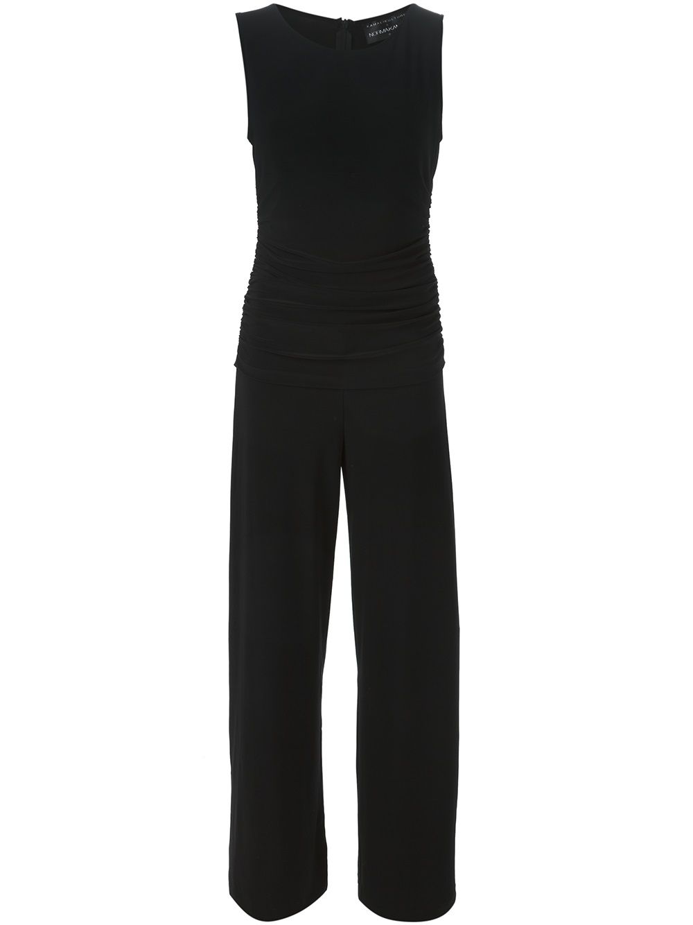 Norma Kamali Sleeveless crewneck jumpsuit