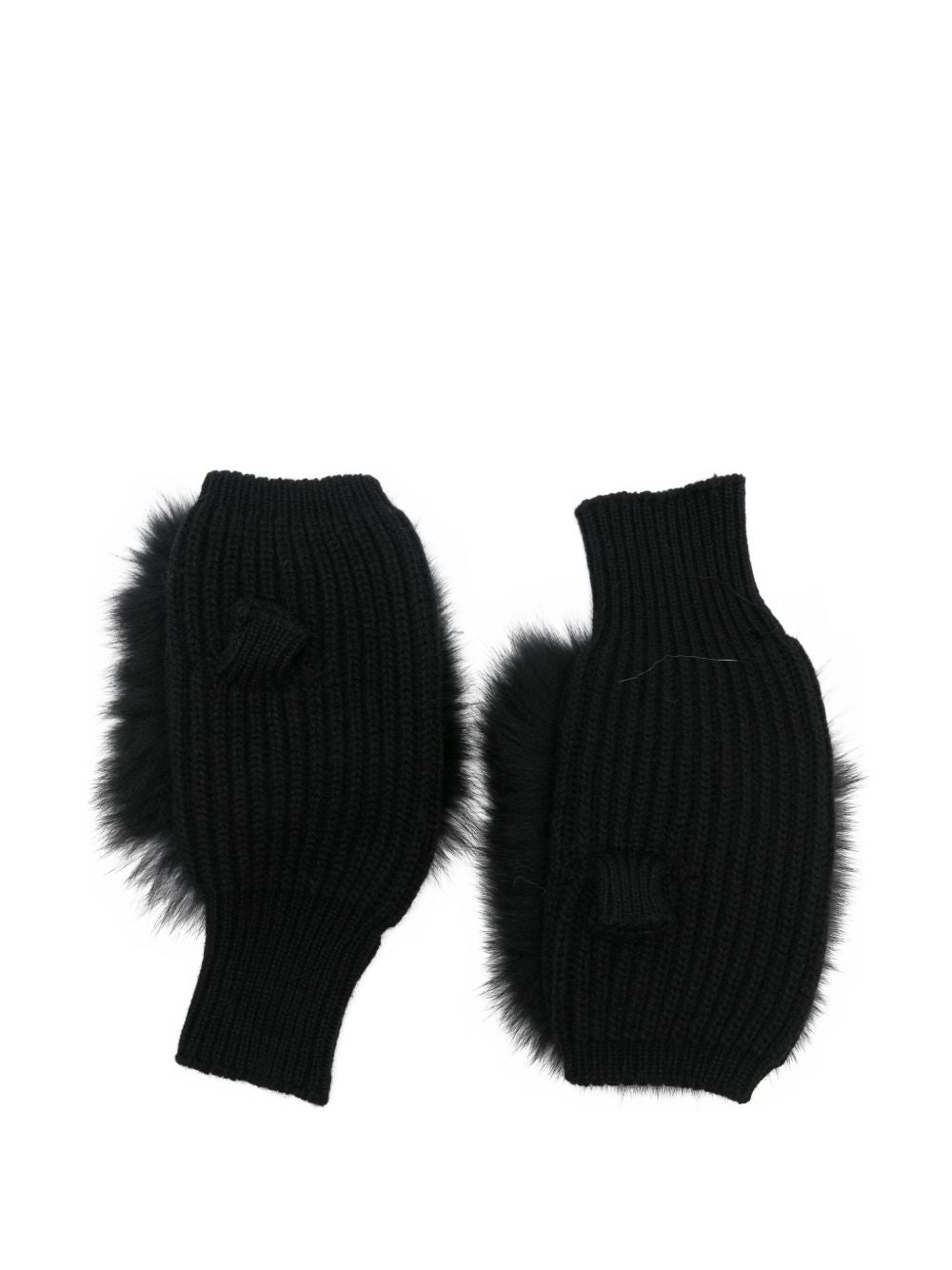 Alpo Cashmere Fur Gloves.