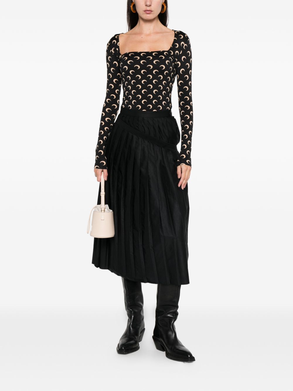 MARINE SERRE Top Black