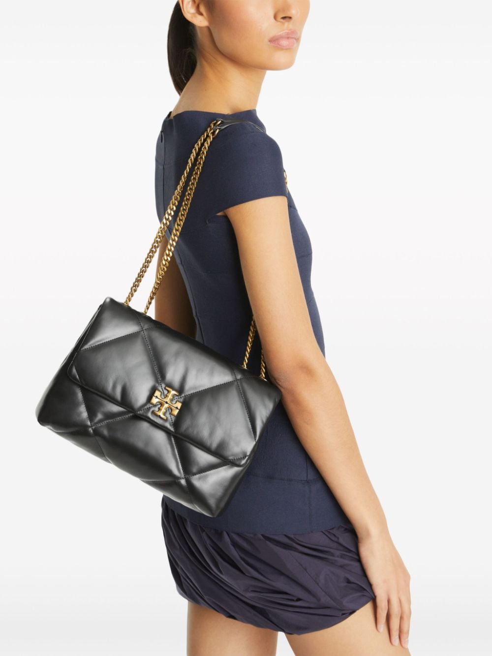 Tory Burch Kira Small Convertible Shoulder Bag With Diamond Quilting