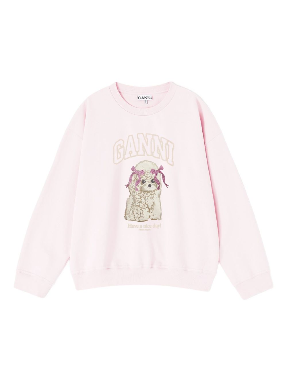 Ganni Puddle organic cotton sweater