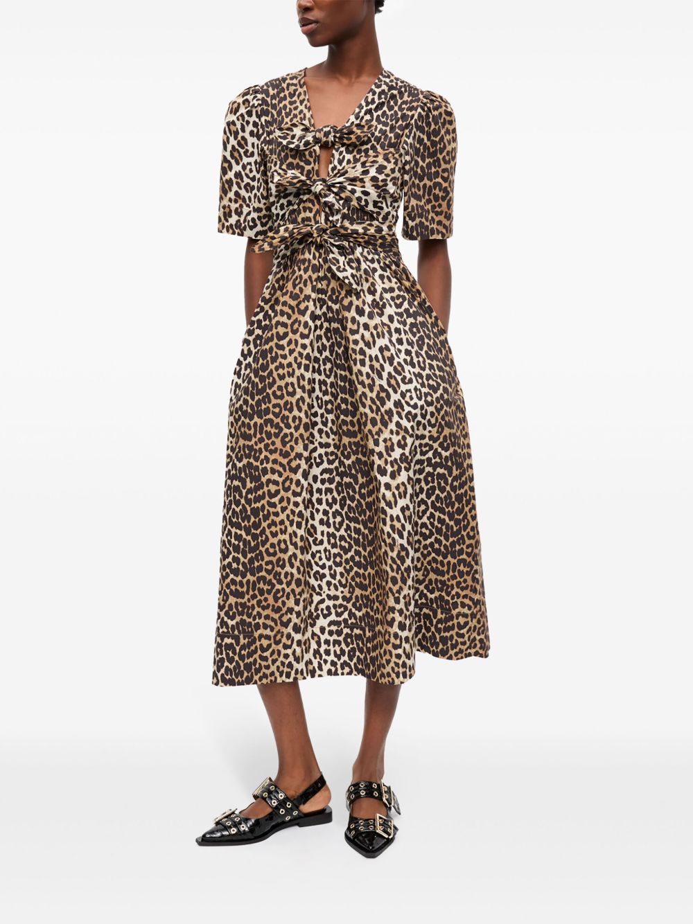 Ganni Organic cotton midi dress
